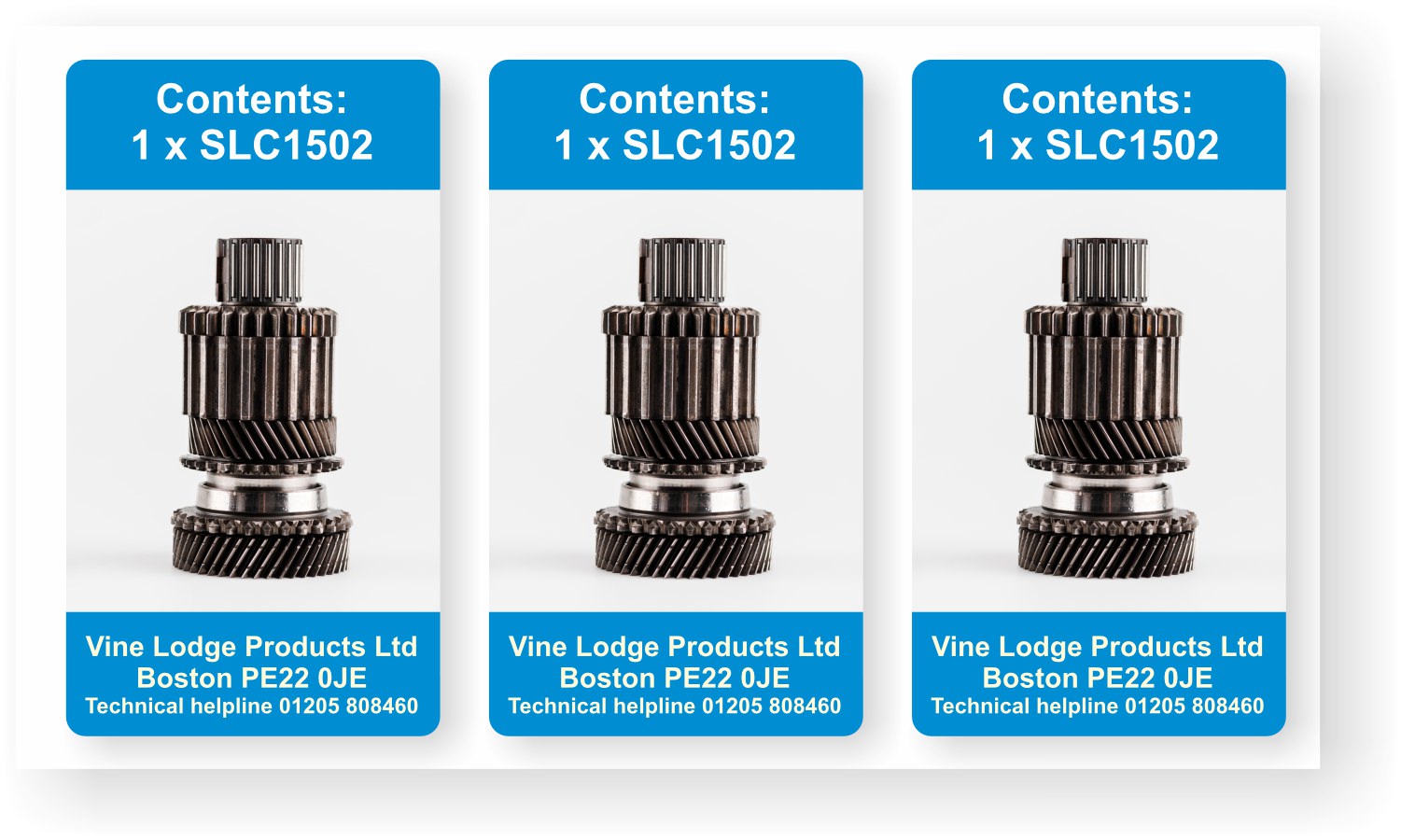 Photo labels for packaging